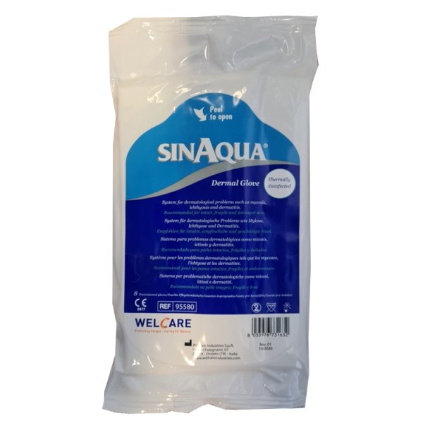 SINAQUA GLOVE BUSTA PANNI 8PZ