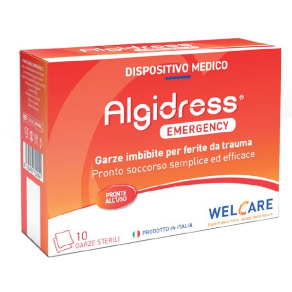 ALGIDRESS EMERGENCY GARZE 10PZ