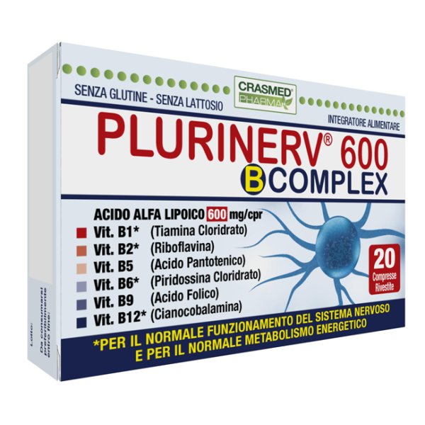 PLURINERV 600 B COMPLEX 20CPR