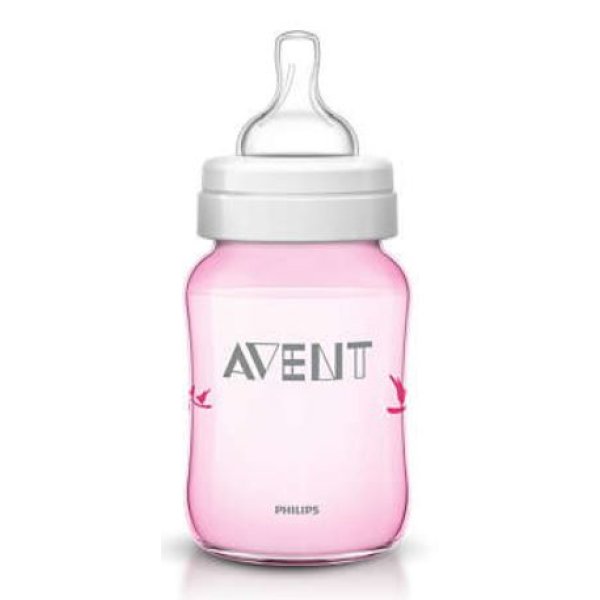 AVENT BIBERON DEC ROSA 260ML