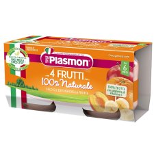 PLASMON OMOG 4 FRUTTI 2X80G