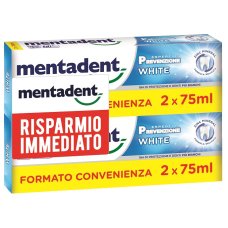 MENTADENT P WHITE BIT 2X75ML