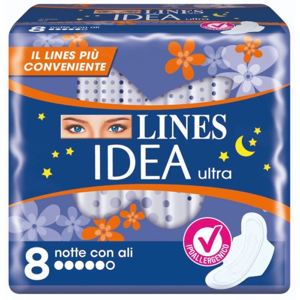 LINES IDEA ULTRA NOTTE ALI 8PZ