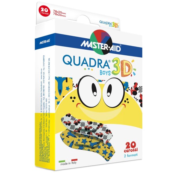 CER QUADRA 3D BOYS 20PZ ASSORT