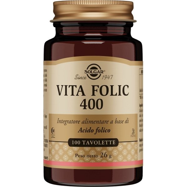 VITA FOLIC 400MG 100TAV SOLGAR