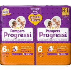 PAMPERS PROGRESSI XL 34PZ