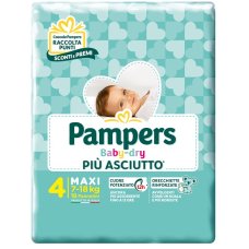 PAMPERS BD DOWNCOUNT MAXI 18PZ