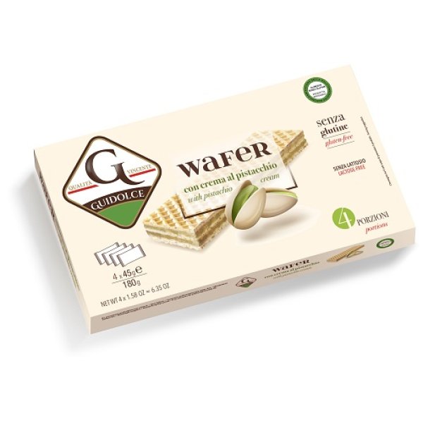 WAFER CREMA PISTACCHIO 4X45G