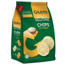 GIUSTO S/G CHIPS FORMAGGIO 40G