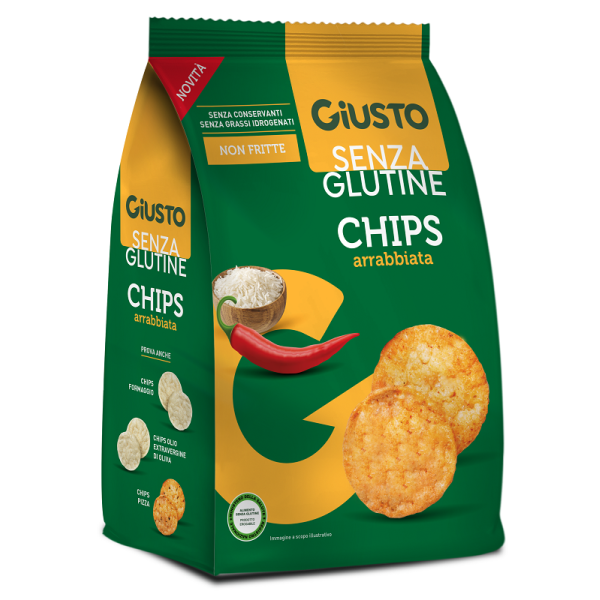 GIUSTO S/G CHIPS ARRABBIATA40G