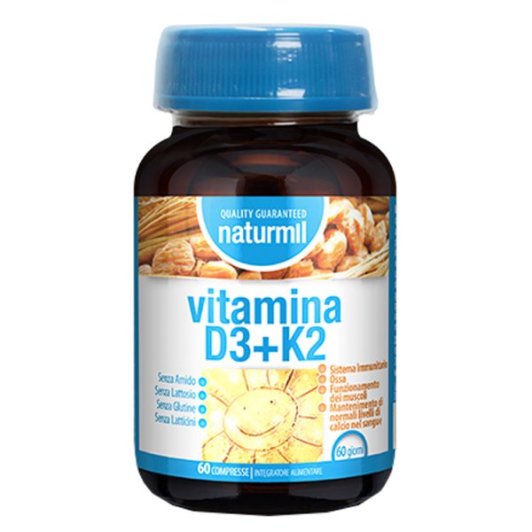 NATURMIL VITAMINA D3+K2 60CPR