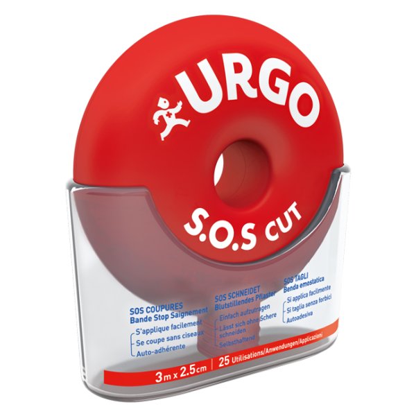 BENDA URGO SOS CUT 3X2,5CM