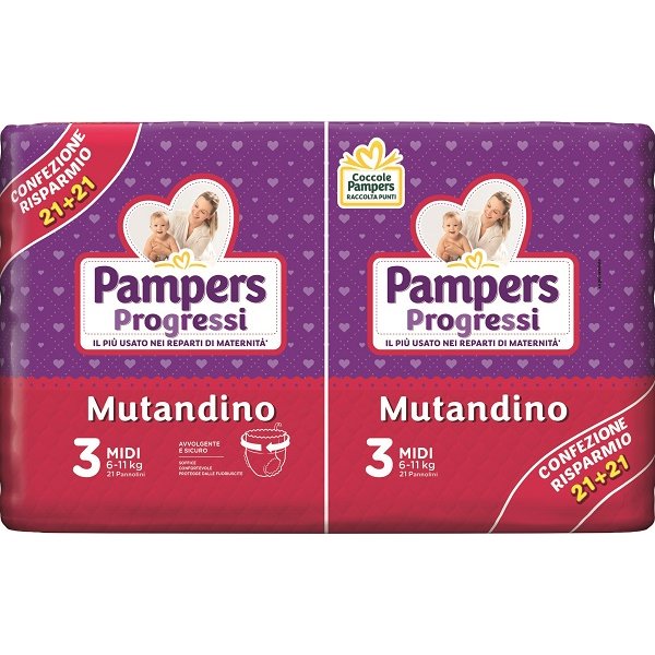 PAMPERS PROG MUT VP TG3 MI 42P