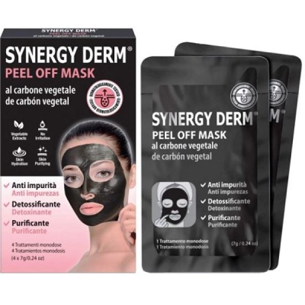 SYNERGY DERM PEEL OFF MASK 4PZ