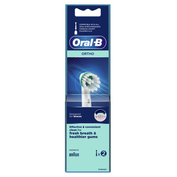 ORALB PW REFILL ORTHOCARE X2