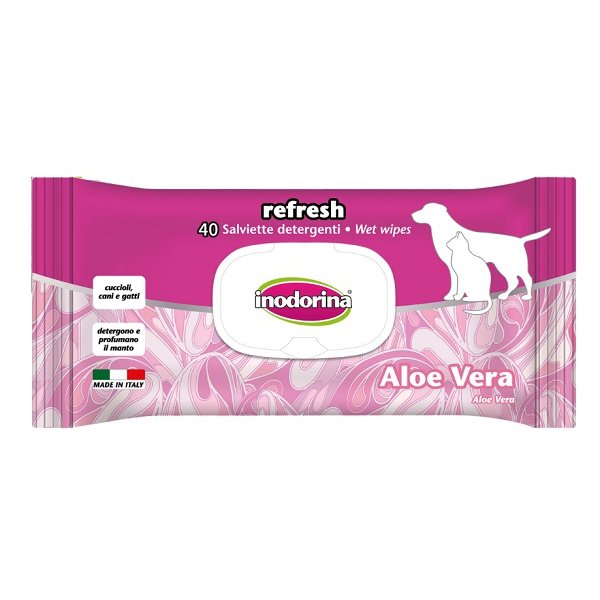 SALVIETTE ALOE VERA INODORINA