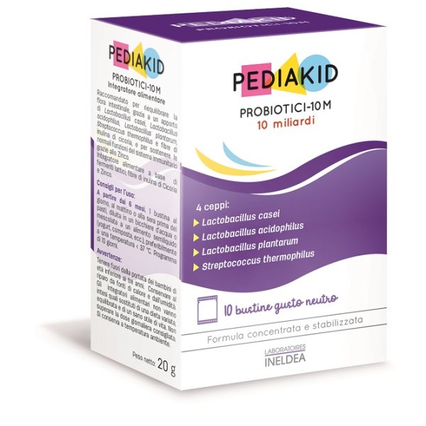 PEDIAKID PROBIOTICI 10M 10BUST