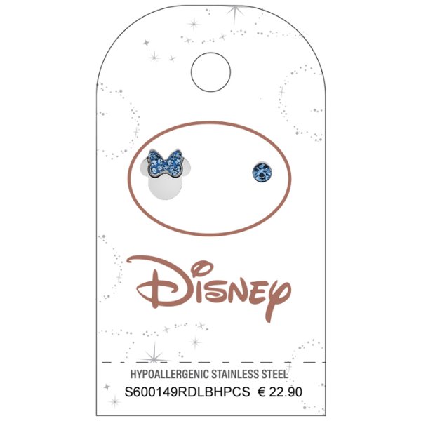 DISNEY ORECCHINO MINNIE BLU