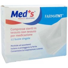 TNT MEDS ST 10X10CM PO 12PZ