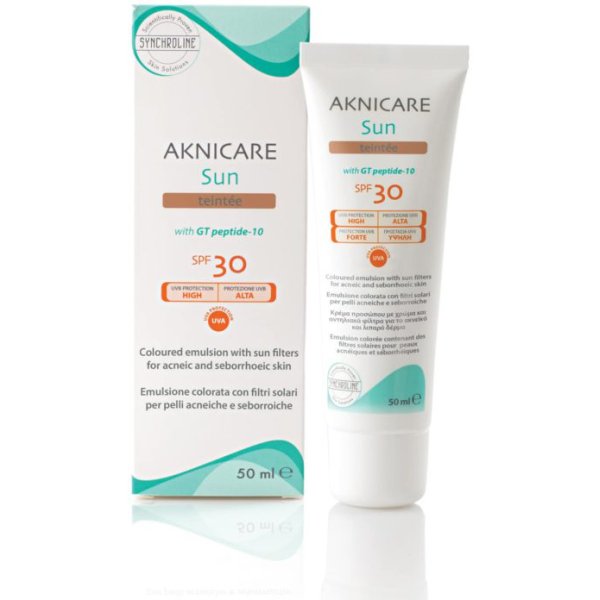 AKNICARE-SUN TEINTEE DORE 50ML