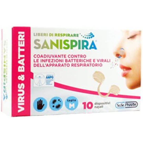 SANISPIRA VIRUS & BATTERI M 10