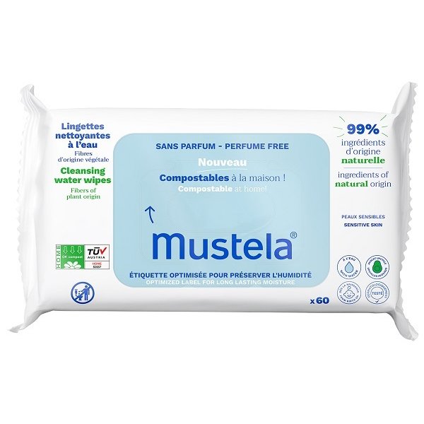 MUSTELA SALVIETTE ACQUA S/PROF