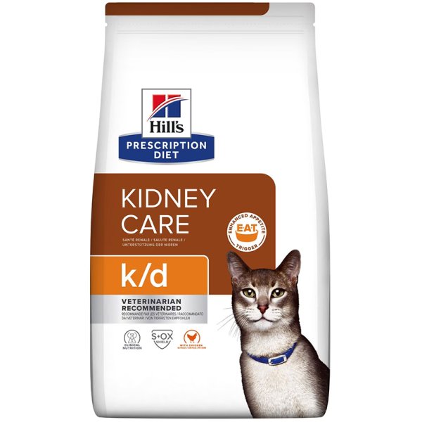 PD FELINE KIDNEY K/D CHICK400G