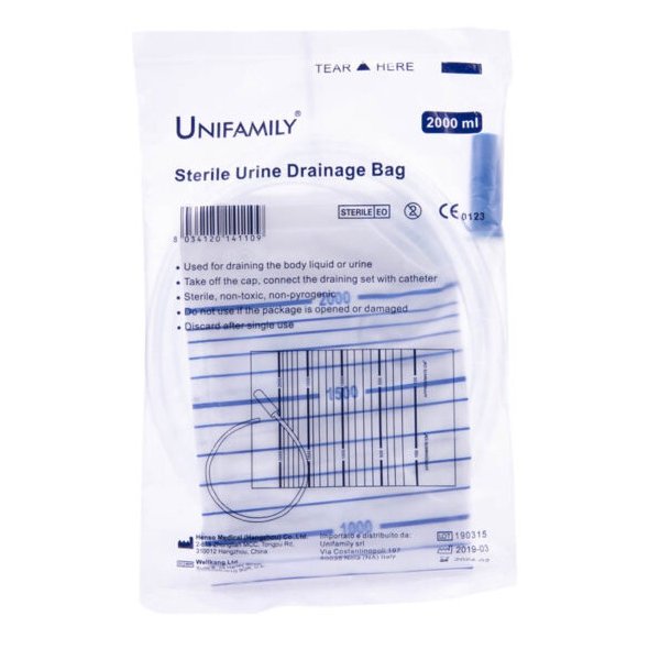 UNIFAMILY SACCA URINE 2000ML