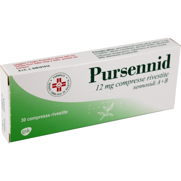 PURSENNID*30CPR RIV 12MG