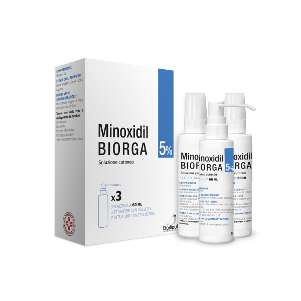 MINOXIDIL BIORGA*SOL CUT 3FL5%