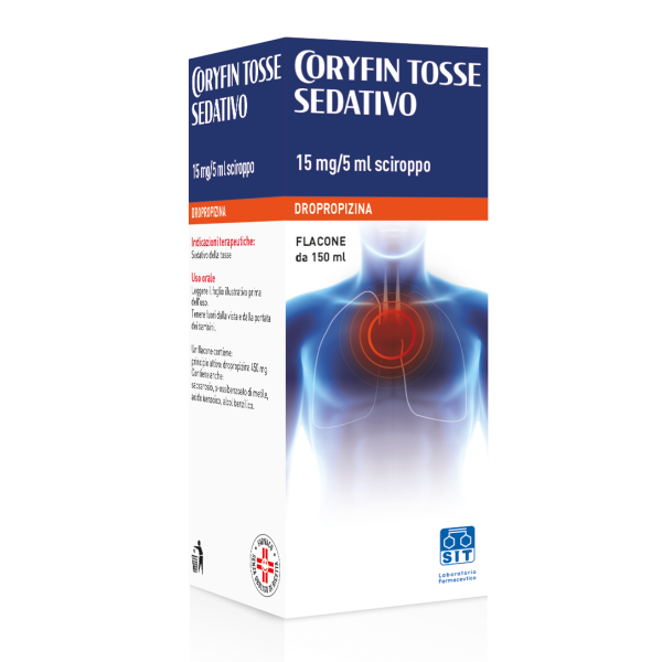 CORYFIN TOSSE SE*150ML15MG/5ML